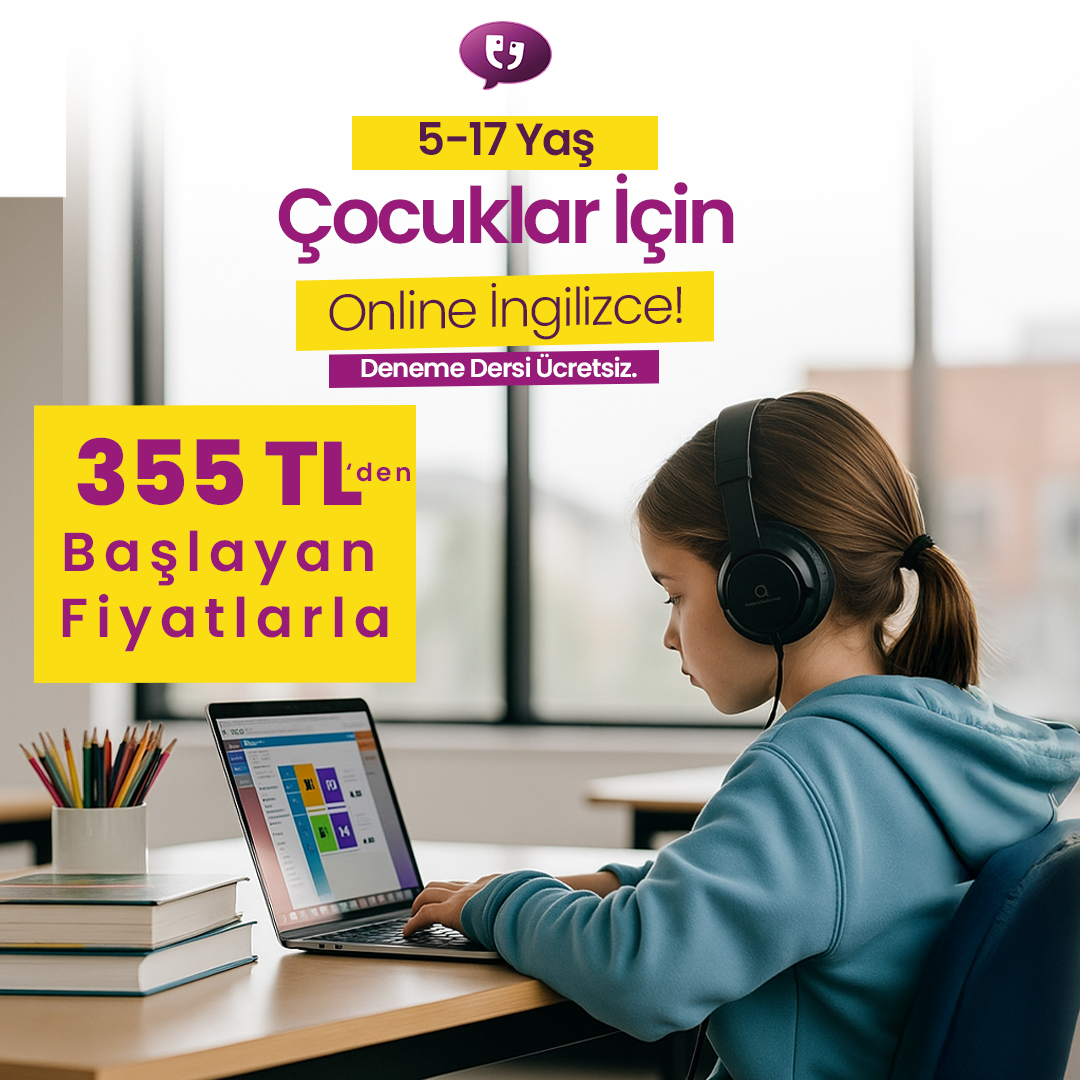 Çocuklara Özel Birebir Online İngilizce